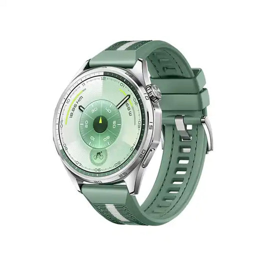 Huawei Watch GT 6 GPS 46mm – Green Fluoroelastomer & Fabric Strap