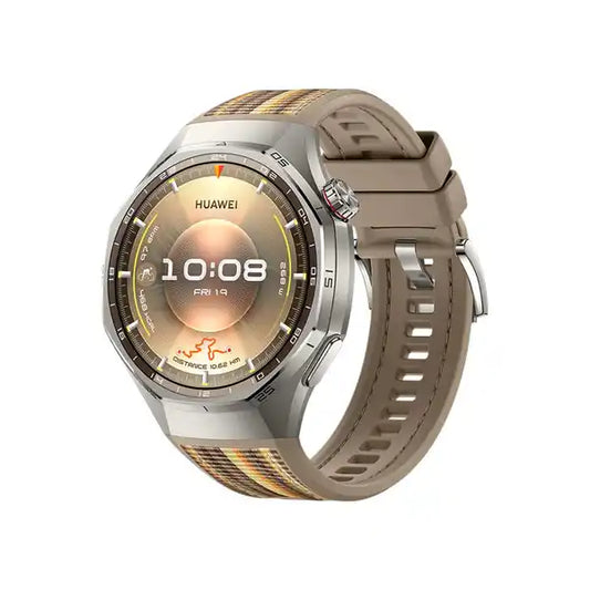 Huawei Watch GT 6 Pro Golf Edition 46mm – Titanium Case with Sand Fluoroelastomer & Fabric Strap
