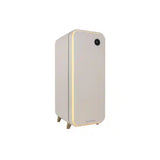 SnoMaster 14 Bottle Solid Door Single Zone Retro Wine Cooler - Cream