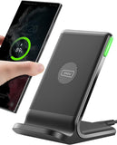 INIU Wireless Charger – 15W Fast Wireless Charging Phone Station with LED