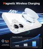 FNTCASE for iPhone 17 – Clear MagSafe-Compatible Phone Case