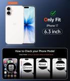 FNTCASE for iPhone 17 – Clear MagSafe-Compatible Phone Case