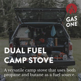 Gas One GS-3400P Propane or Butane Stove – Dual Fuel Portable Camping Stove