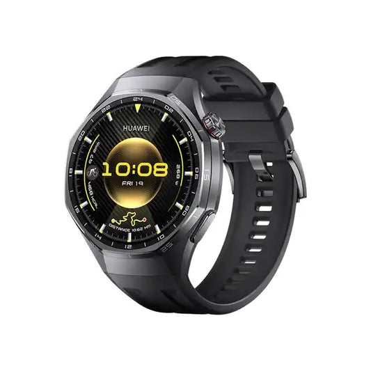 Huawei Watch GT 6 Pro Golf Edition 46mm – Titanium Case with Black Fluoroelastomer Strap