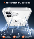 FNTCASE for iPhone 17 – Clear MagSafe-Compatible Phone Case