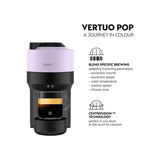 Nespresso Vertuo Pop Coffee Machine - Lilac