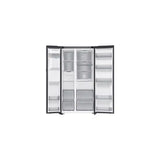 Samsung Bespoke 594L AI Side By Side Fridge - 9” AI Home Screen - Plumbed - Black