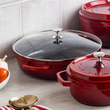 Shallow Casserole With Glass Lid