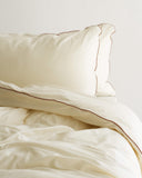 The Luxury Piped Duvet Cover Set