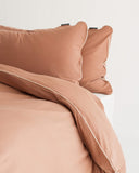 The Luxury Piped Duvet Cover Set
