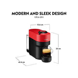 Nespresso Vertuo Pop Coffee Machine - Spicy Red