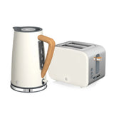 Nordic White Kettle and 2 Slice Toaster Pack