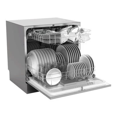 Swan Silver 8 Place Countertop Dishwasher