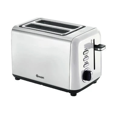 Swan Townhouse Stainless Steel Pearl White 2 Slice Toaster