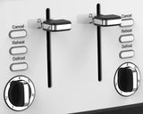 Swan Townhouse Stainless Steel Pearl White 4 Slice Toaster