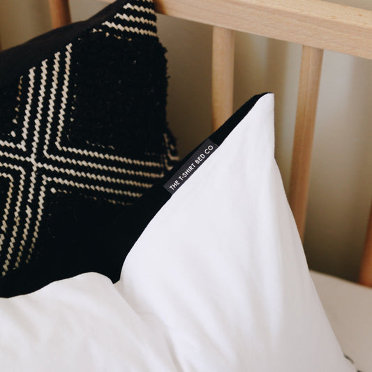 Colour Block Cot Duvet Cover Set