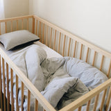 Colour Block Cot Duvet Cover Set