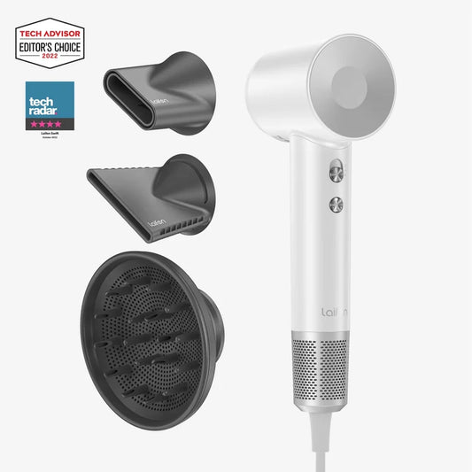 Laifen Swift Special · High-Speed Hair Dryer - Pearl White (3 Nozzles)