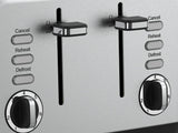 Swan Townhouse Stainless Steel Silver 4 Slice Toaster