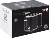 Swan Retro Toaster Glossy Black