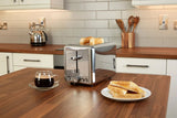 Classic Polished Stainless Steel Cordless Kettle & 2 Slice Toaster