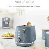 Fjord Grey 2 Slice Toaster