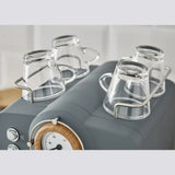 Nordic Slate Grey Espresso Coffee Maker