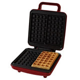 Retro Belgian Waffle Maker - Red