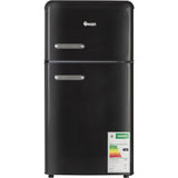 Swan Retro Black Double Door Fridge and Freezer Combo