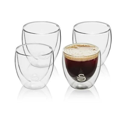 100ml Espresso Double Walled Glasses