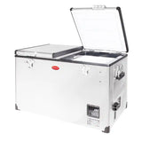 Snomaster 82.5L Dual Compartment Fridge/Freezer - Stainless Steel
