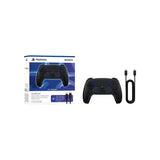 Sony PS5 DualSense Midnight Black + USB Bundle
