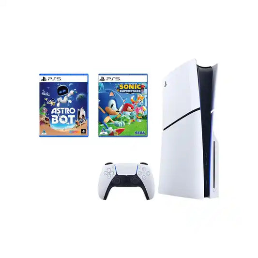 Sony PlayStation 5 Standard (E) + Astro Bot + Sonic Superstars