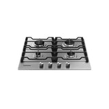 Samsung 60cm 4 Burner Gas Hob With Cast Iron Grates, Stainless Steel Finish