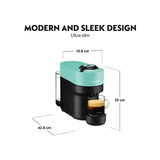 Nespresso Vertuo Pop Coffee Machine - Aqua Mint