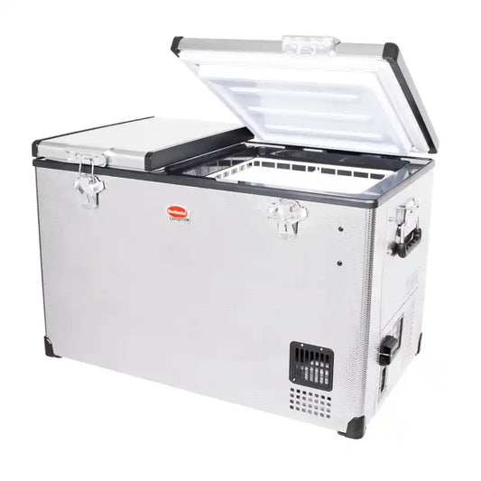 Snomaster 66L Dual Compartment Fridge/Freezer - Stainless Steel