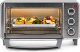 BLACK+DECKER 4-Slice Toaster Oven with Natural Convection – TO1760SS