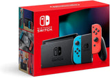 Nintendo Switch with Neon Blue and Neon Red Joy-Con – Handheld Gaming Console