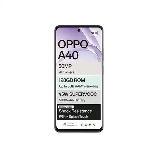 OPPO A40 4GB+128GB - Starry Purple