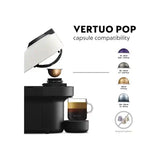 Nespresso Vertuo Pop Coffee Machine - Coconut White