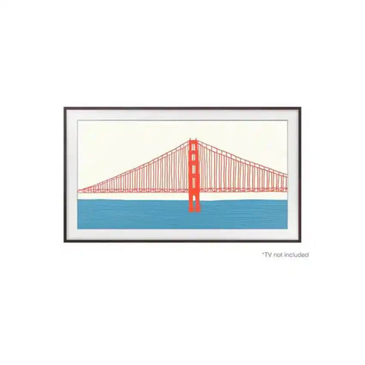 Samsung 75" Customizable Frame For 2021 The Frame TV – Brown