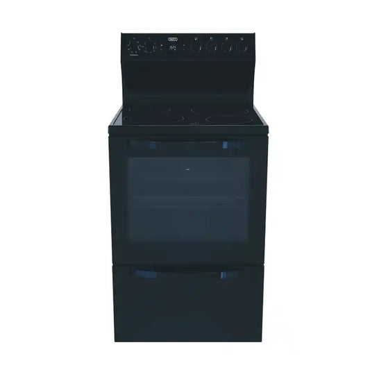 Defy Thermofan+ Kitchenaire 600 Vitroceramic Electric Stove - Black