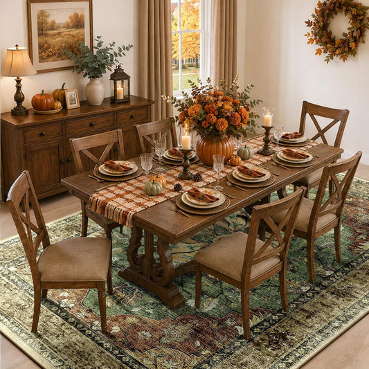 RELEANY Washable Area Rug, 8' × 10'