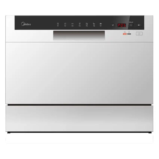 Midea 6 Place Table Top Dishwasher - White
