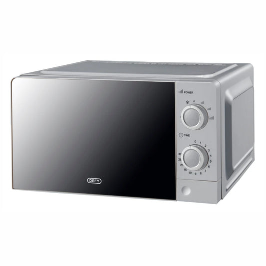 Defy 20L Solo Microwave – Metallic Silver