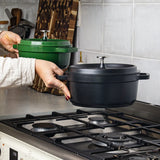 Round Casserole Pot with Lid