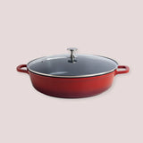 Shallow Casserole With Glass Lid