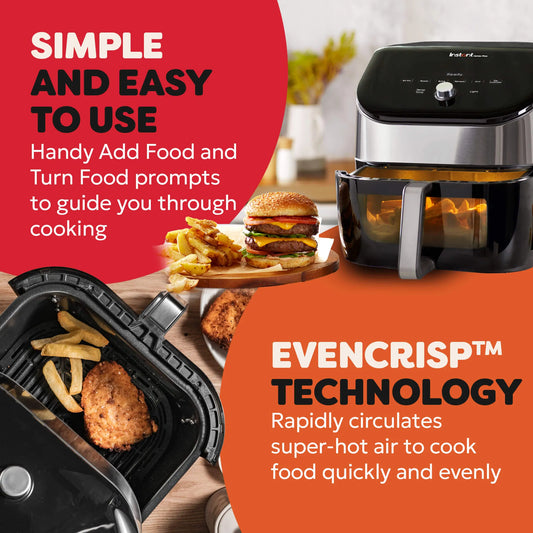Instant Vortex Plus 6-in-1 Air Fryer with ClearCook (5.7L)