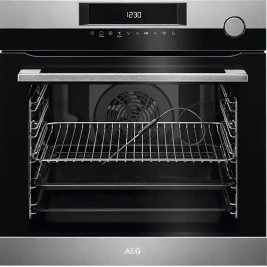 AEG 60cm 7000 Series Built-In Steam Oven 77L With Pyrolytic Cleaning