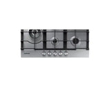 Samsung 75cm 5 Burner Gas Hob With A 60cm Cut Out, Stainless Steel Finish